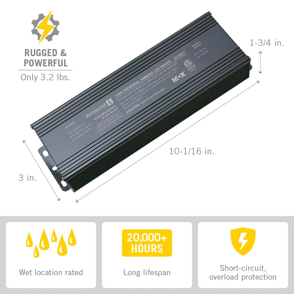 Universal Dimmable 24V DC LED Driver TRIAC 15 Universal Dimmable 24V DC LED Driver TRIAC - Image 15