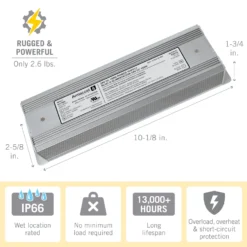 Standard Indoor/Outdoor LED Driver 24V DC -Led accessories Shop 150W 24V Standard Power Supply dimensions 3000px scaled