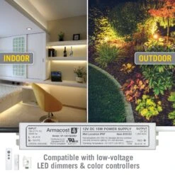 Standard Indoor/Outdoor LED Driver 12V DC -Led accessories Shop 15W 12V Indoor Outdoor Power Supply 810153 compatibility