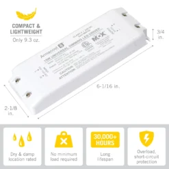 Universal Dimmable 24V DC LED Driver TRIAC -Led accessories Shop 15W 24V Universal Dimming Driver 860150 dimensions ce02df2a 2f7c 4783 9191 47d59c6196c0 scaled