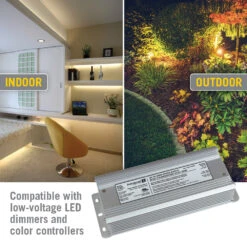 Standard Indoor/Outdoor LED Driver 12V DC -Led accessories Shop 200W 12V Standard Power compatibility