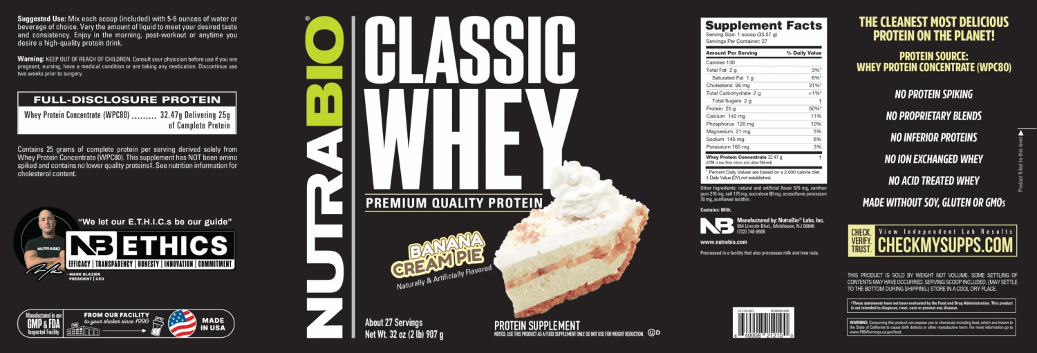 Classic Whey Protein 12 Classic Whey Protein - Image 12