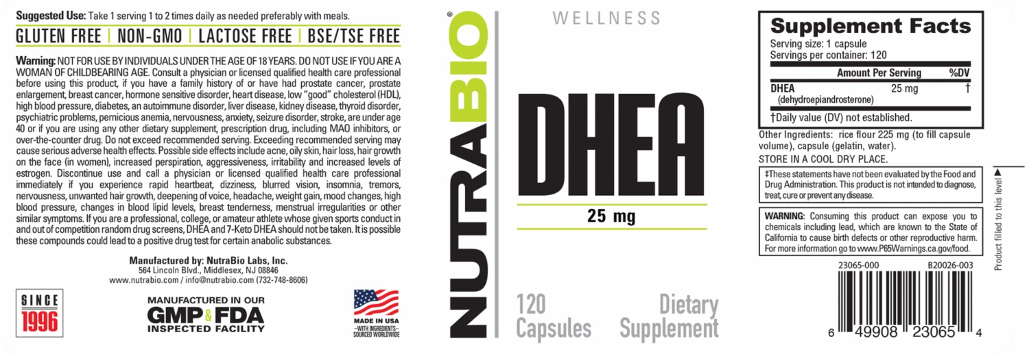 DHEA (25mg) 3 DHEA (25mg) - Image 3