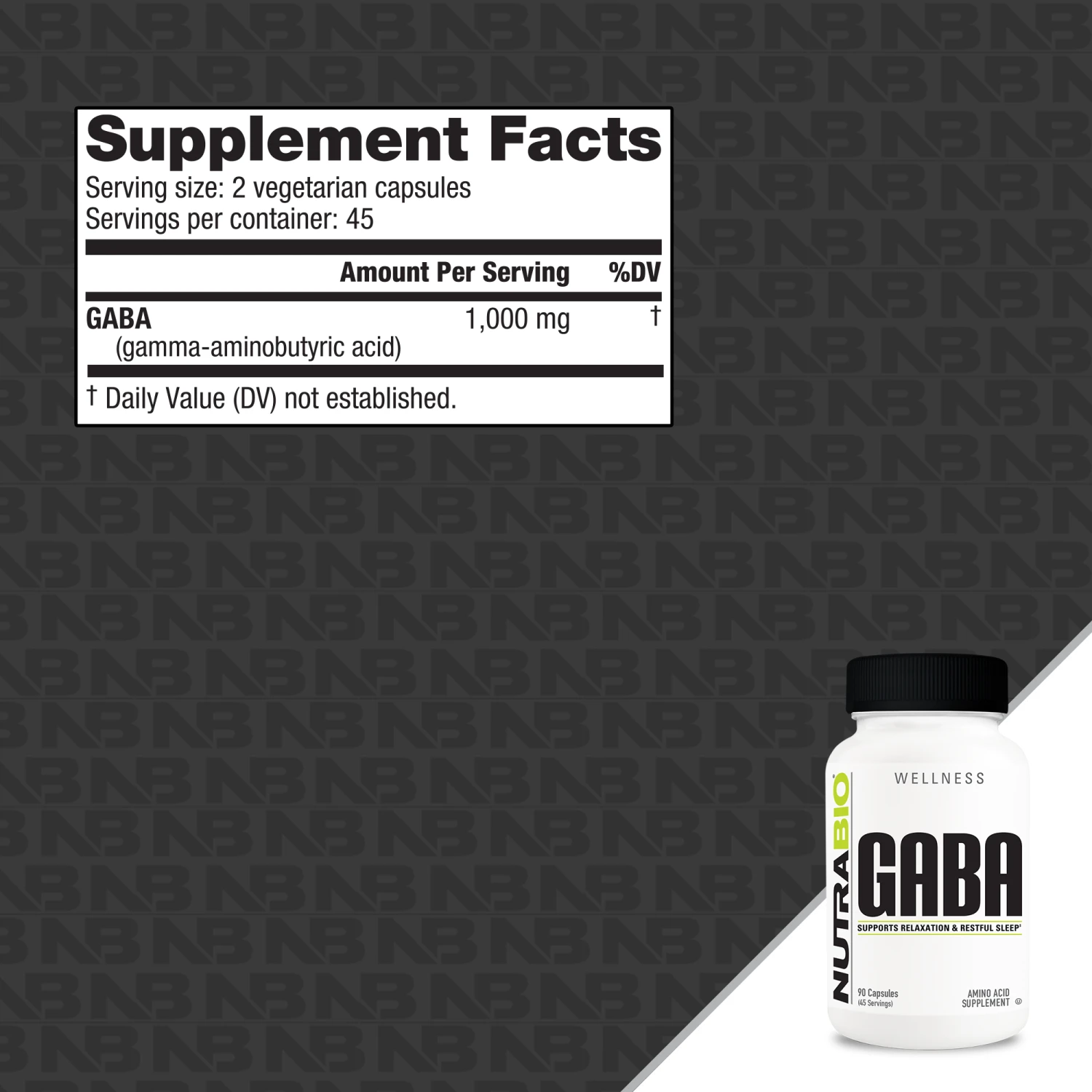 GABA (500mg) 2 GABA (500mg) - Image 2