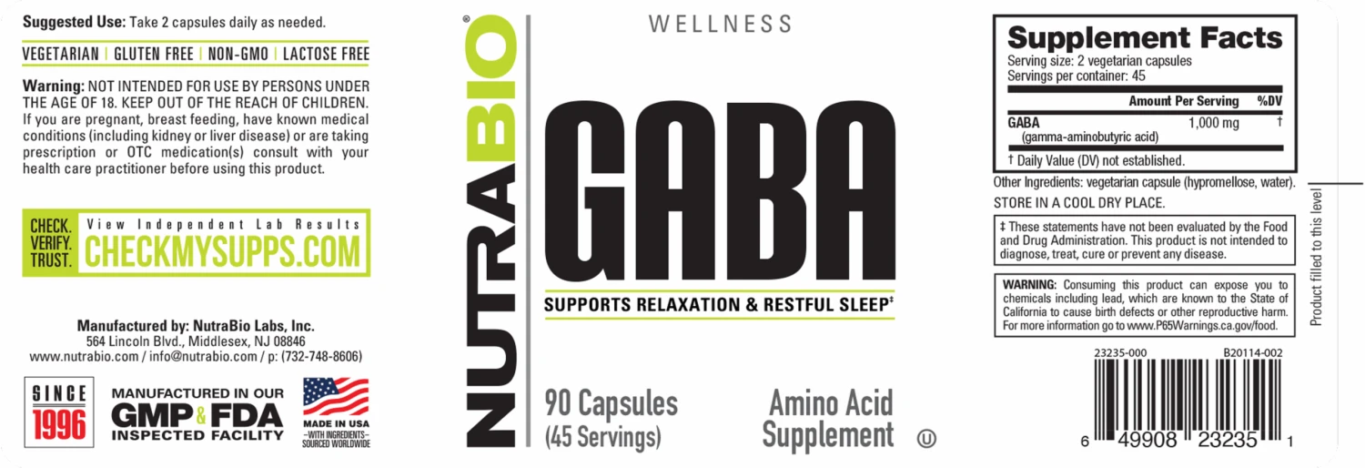 GABA (500mg) 3 GABA (500mg) - Image 3