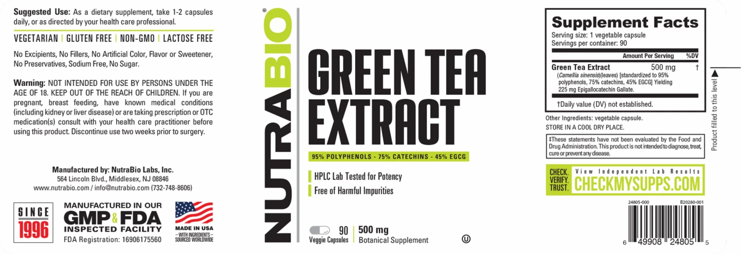 Green Tea Extract (500mg) 3 Green Tea Extract (500mg) - Image 3
