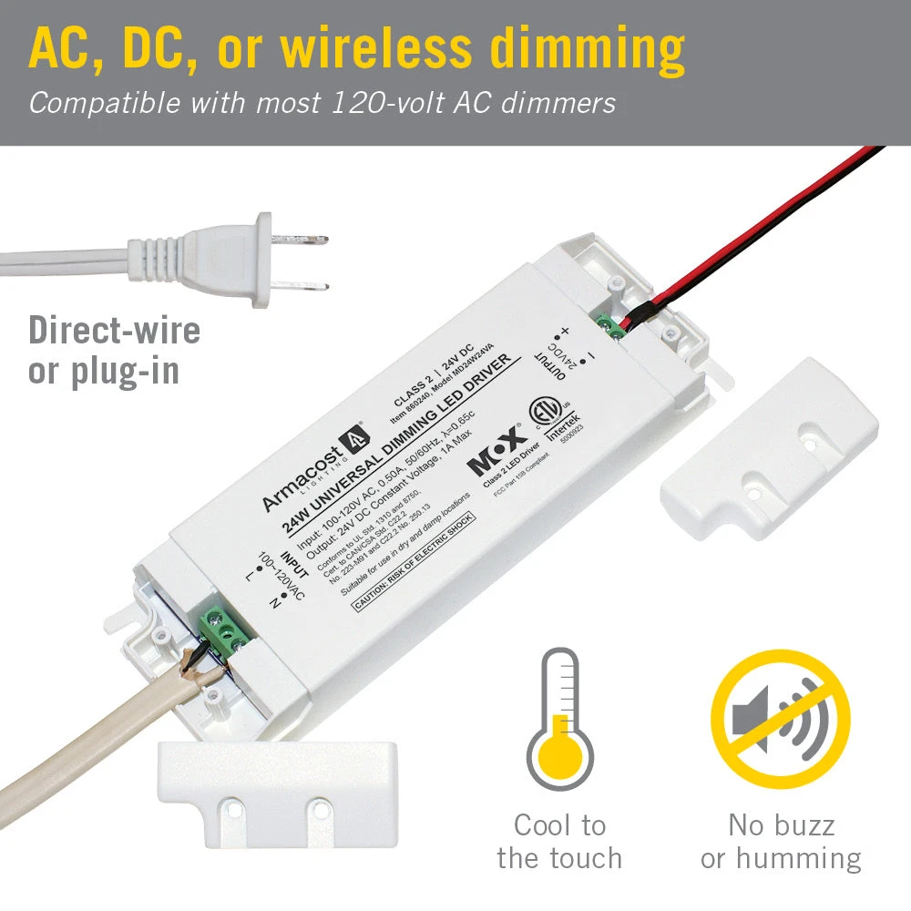 Universal Dimmable 24V DC LED Driver TRIAC 2 Universal Dimmable 24V DC LED Driver TRIAC - Image 2