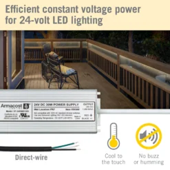 Standard Indoor/Outdoor LED Driver 24V DC -Led accessories Shop 30W 24V Indoor Outdoor Power Supply 850300 wiring