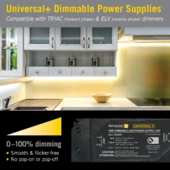 Universal+ 24V DC Dimmable LED Driver ELV/MLV/TRIAC -Led accessories Shop 30W 24V Universal Plus Dimming Power Supply Boke 870240 dimming