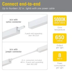 Ultra Slim Linear LED Shelf Light 8pk -Led accessories Shop 32in Ultra Slim Linear Light 8pk 353310 connect fa0189aa 091b 4fa9 8f89 2ba10f6a8804