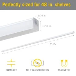 Ultra Slim Linear LED Shelf Light 8pk -Led accessories Shop 44in Ultra Slim Linear Light dimensions afdcab01 169c 4eb2 9463 cb5da05bee69