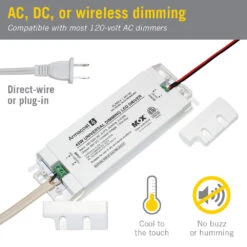 Universal Dimmable 24V DC LED Driver TRIAC 25 Universal Dimmable 24V DC LED Driver TRIAC -Led accessories Shop 45W 24V Universal Dimming Driver wiring