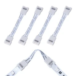 SureLock 4 Pin RGB LED Strip Light Corner Connectors