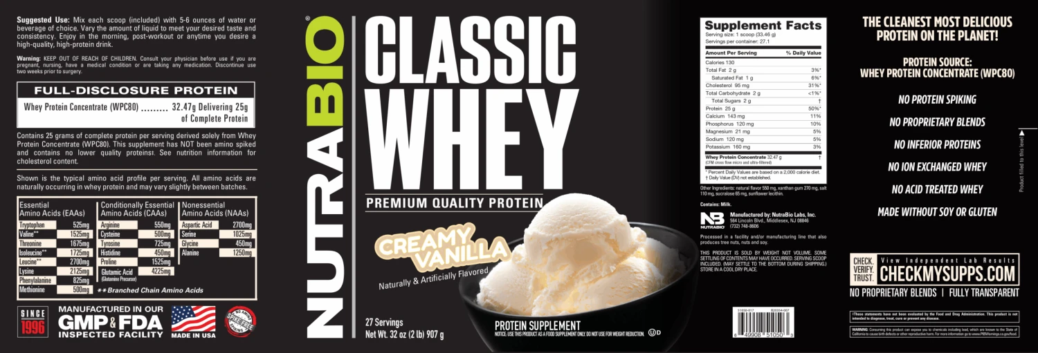 Classic Whey Protein 3 Classic Whey Protein - Image 3