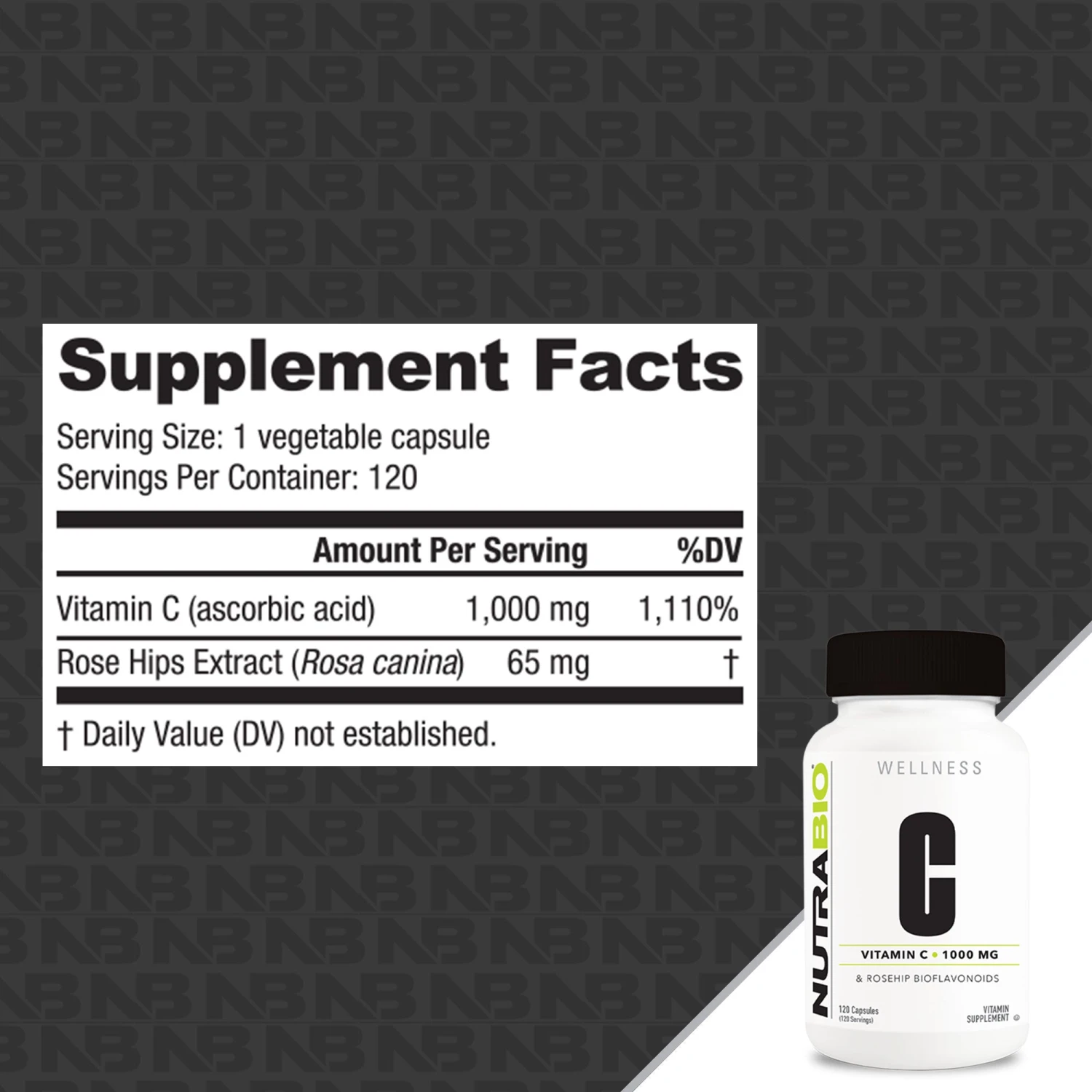 Vitamin C 1000mg With Rose Hips 2 Vitamin C 1000mg With Rose Hips - Image 2