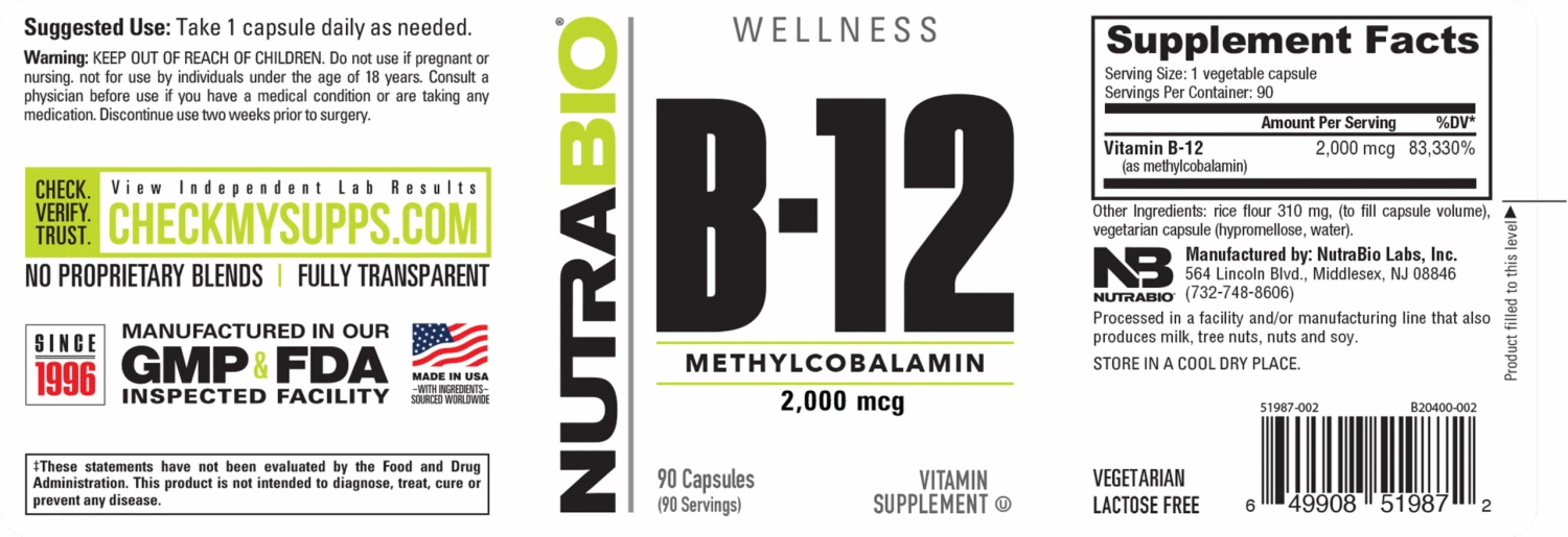 Methyl B-12 (2000mcg) 3 Methyl B-12 (2000mcg) - Image 3