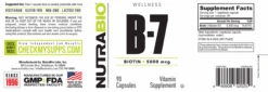 Biotin (B-7)(5000mcg) -Led accessories Shop 52025