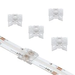 5 Pin COB RGB+W Tape To Tape Splice LED Strip Light Connectors