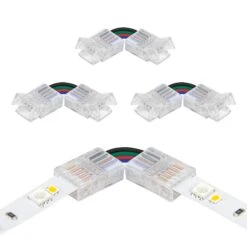 SureLock Pro 5 Pin Tape To Tape LED Strip Light Corner Connectors