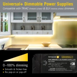 Universal+ 24V DC Dimmable LED Driver ELV/MLV/TRIAC -Led accessories Shop 60W 24V Universal Plus Dimming Power Supply Boke 870600 dimming