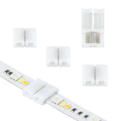 6 Pin RGB+WW LED Strip Light Tape To Tape Splice Connector