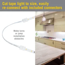 RibbonFlex Home 24V Dim-to-Warm White LED Strip Light Kit -Led accessories Shop AL Tape Light Connectors snap ae467077 0946 4598 99a4 5802b385b245