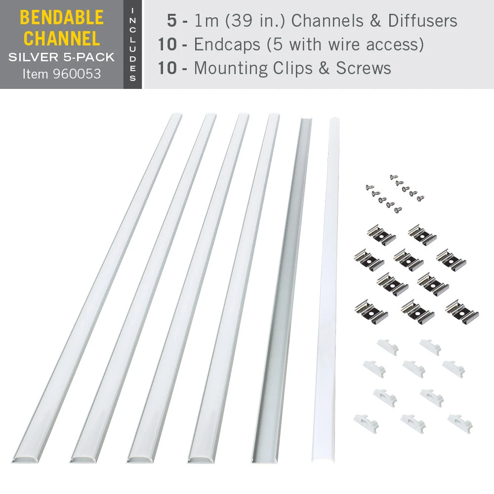 LED Tape Light Mounting Channel 2 LED Tape Light Mounting Channel - Image 2
