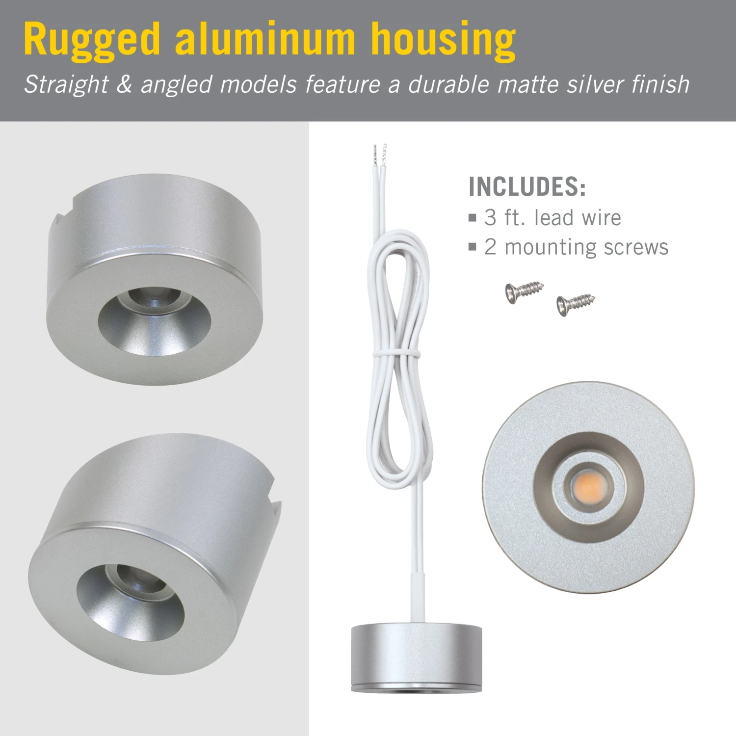 PureVue Mini Under Cabinet LED Puck Light 4 PureVue Mini Under Cabinet LED Puck Light - Image 4