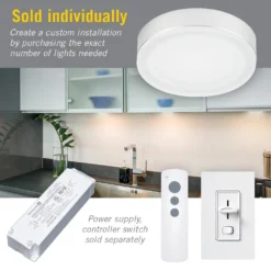 EdgeVue Under Cabinet LED Puck Light -Led accessories Shop EdgeVue Puck Light sold individually