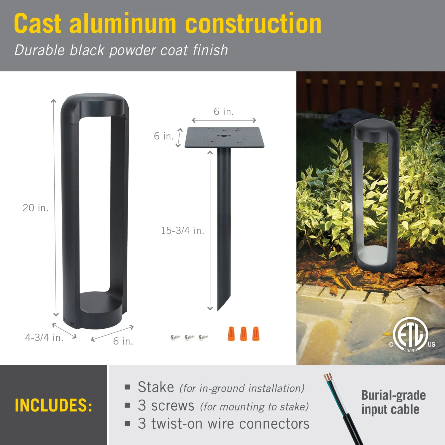 Frame Pathway LED Landscape Light 6 Frame Pathway LED Landscape Light - Image 6