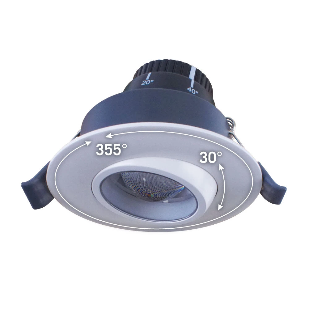 Gimbal Under Cabinet LED Recessed Puck Light 3 Gimbal Under Cabinet LED Recessed Puck Light - Image 3