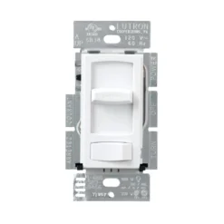 Lutron CTCL-153PDH-WH Skylark Contour Single Pole Or 3-Way Dimmer Switch For LED Or CFL