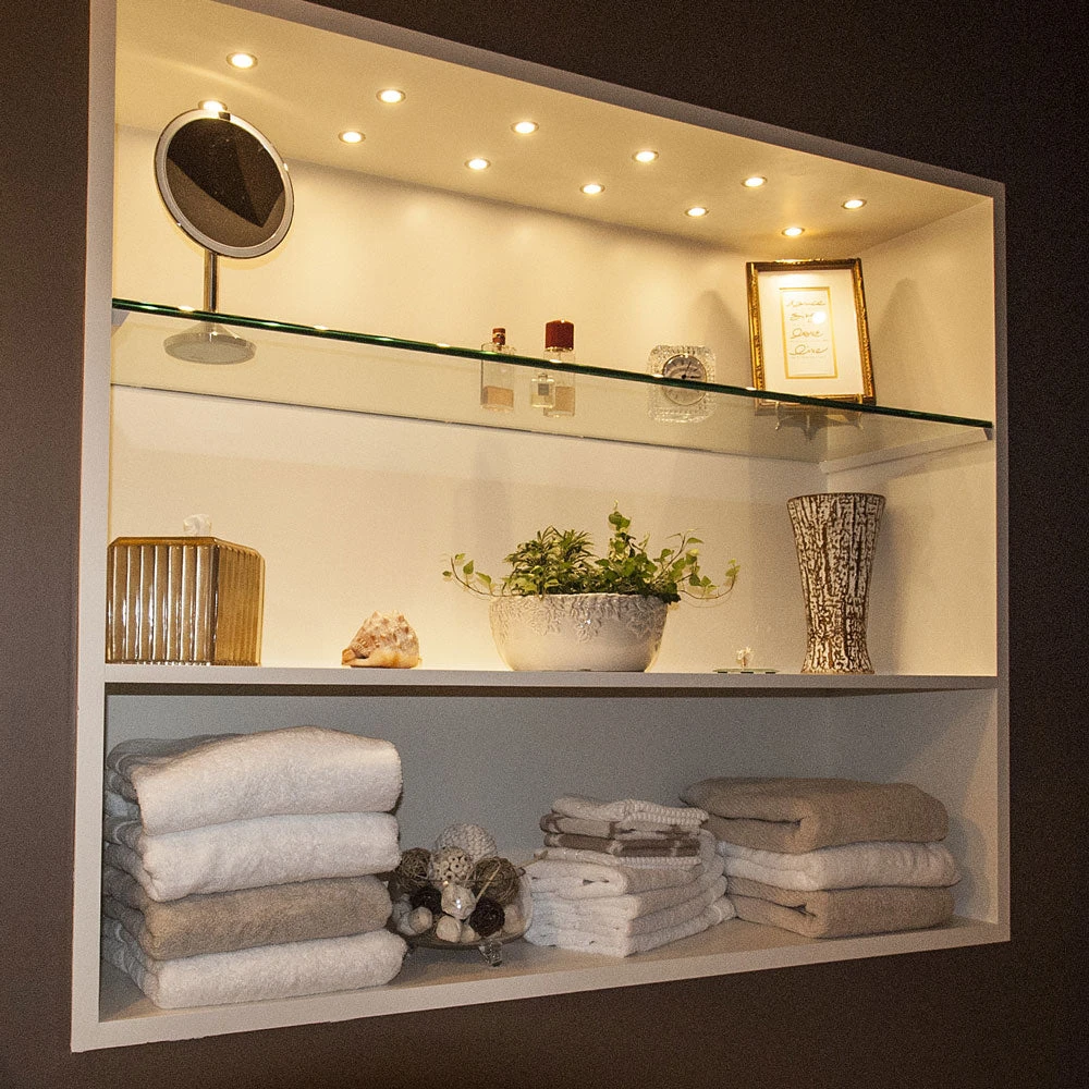 White Mini Indoor Outdoor Recessed LED Light 11 White Mini Indoor Outdoor Recessed LED Light - Image 11