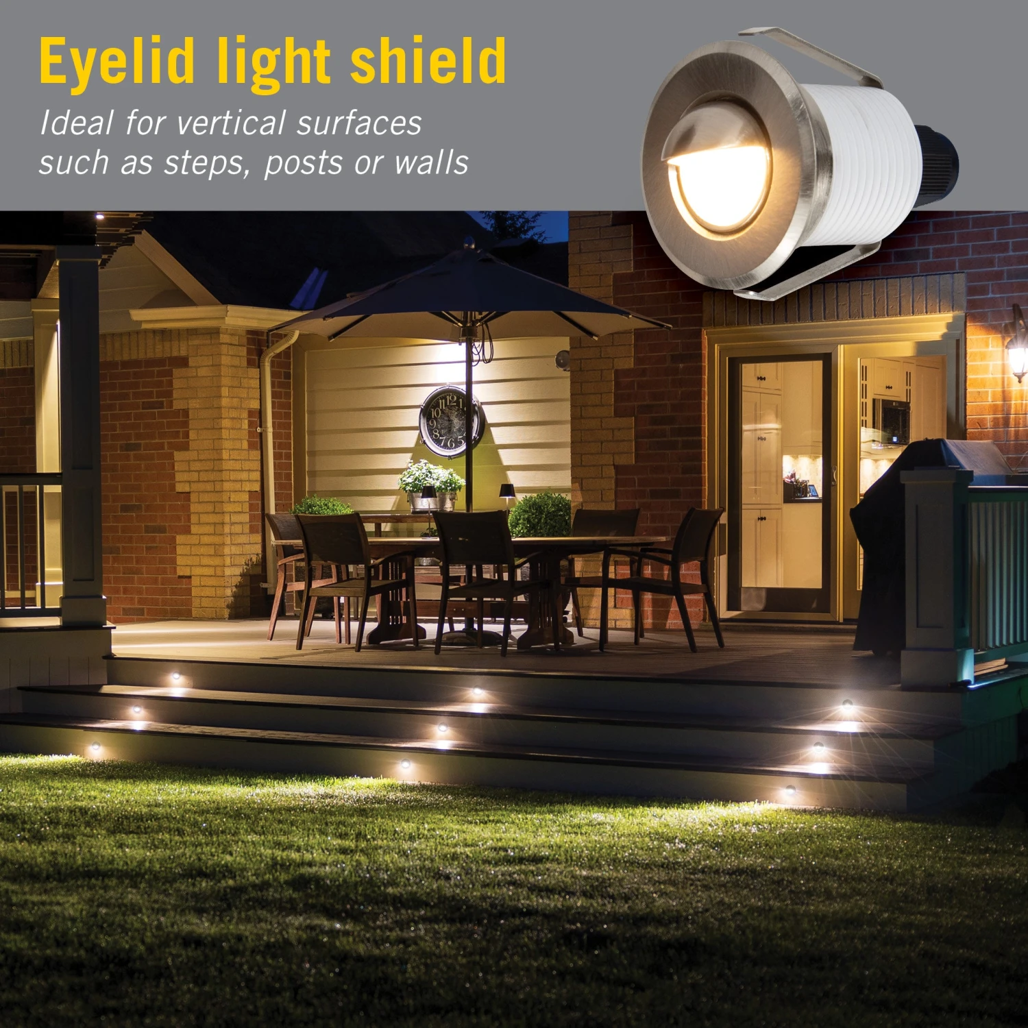 White Mini Indoor Outdoor Recessed LED Light 7 White Mini Indoor Outdoor Recessed LED Light - Image 7