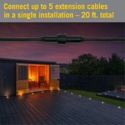 Portico Outdoor LED 48 Inch Extension Cable -Led accessories Shop Portico 48in Extension Cable 2pk 570620 maximum