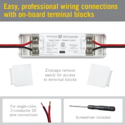 ProLine White Or Single Color LED Strip Light Controller -Led accessories Shop ProLine White Controller wiring