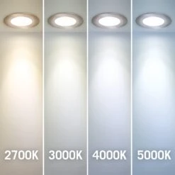 PureVue White Under Cabinet LED Puck Light -Led accessories Shop PureVue Dimmable LED Puck Light color temperature 1 49ff0429 c0b5 41bf a3a0 0e039f9b815d