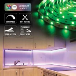RibbonFlex Home 24V RGB+W Hardwire LED Strip Light Kit -Led accessories Shop RFH RGB W Direct Wire Tape Light Kit 423511 icons