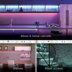 RibbonFlex Home 24V RGB+W Hardwire LED Strip Light Kit 12 RibbonFlex Home 24V RGB+W Hardwire LED Strip Light Kit -Led accessories Shop RFH RGB W Direct Wire Tape Light Kit 423511 uses