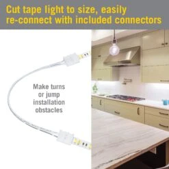 RibbonFlex Home 24V Tunable White CCT LED Strip Light Kit -Led accessories Shop RFH Tunable White Tape Light Kit 421401 connectors