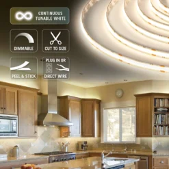 RibbonFlex LUX 24V White CCT COB LED Strip Light Kit -Led accessories Shop RFL Continuous Tunable White Tape Light Kit 427510 icons