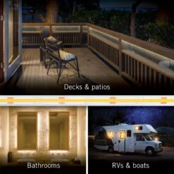 RibbonFlex Pro COB Outdoor LED Strip Lights 24V -Led accessories Shop RFP 24V Continuous White IP67 locations Copy
