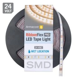 RibbonFlex Pro 24V White Outdoor LED Strip Light Tape 30/60 LED/m