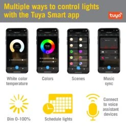 Smart Recessed RGB+WW LED Downlights -Led accessories Shop Retrofit Smart Recessed LED Downlight 4pk 246013 app details