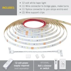 RibbonFlex Home 12V White LED Strip Light Tape 30 LED/m 10 RibbonFlex Home 12V White LED Strip Light Tape 30 LED/m -Led accessories Shop RibbonFlex Home 12V White 30 contents