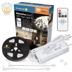 RibbonFlex Home 24V Dim-to-Warm White LED Strip Light Kit