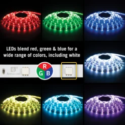 RibbonFlex Home 24V RGB LED Strip Light Tape 30/60 LED/m -Led accessories Shop RibbonFlex Home RGB 30 tape light LEDs