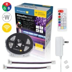 RibbonFlex Home 24V RGB+W Multicolor Smart LED Strip Light Kit