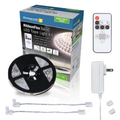 RibbonFlex Home 12V 3000K Soft White LED Strip Light Kit