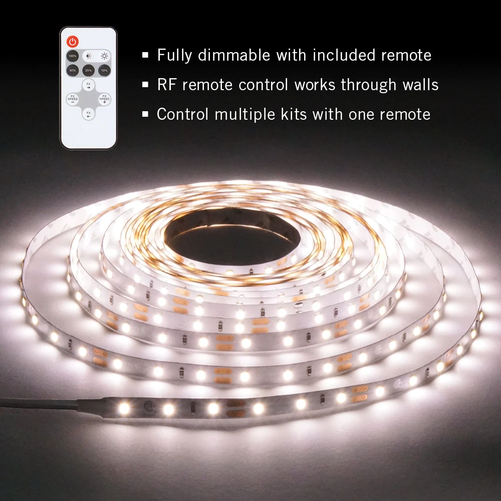 RibbonFlex Home 12V 3000K Soft White LED Strip Light Kit 5 RibbonFlex Home 12V 3000K Soft White LED Strip Light Kit - Image 5